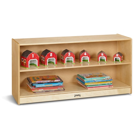 Jonti-Craft Toddler Adjustable Mobile Straight-Shelf 0798JC